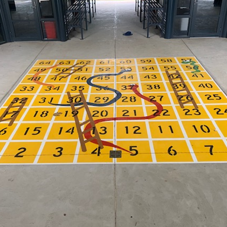 PWS Public School Line Marking Snakes and Ladders